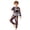 0-Multicolour446, variant on Kiijoy Boys Astronaut Themed Outfit Long Sleeve Top and Pants Sleepwear Set, Sizes 2-10