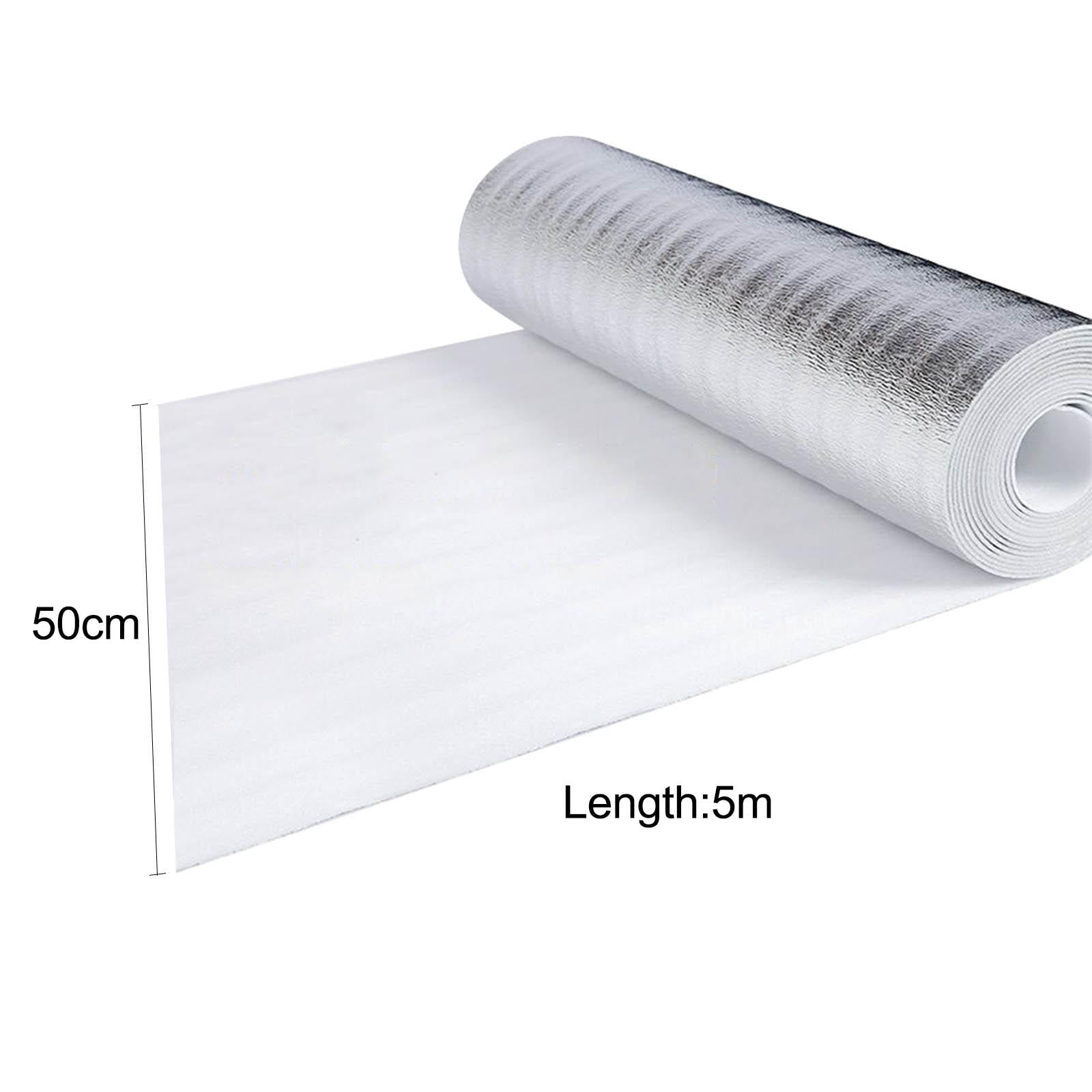 Insulation Foil Aluminum Foil Foam Pad Walls Express Shockproof Roofing Ceilings 50cmx5M