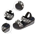 thumbnail image 6 of Wovix Women Leopard Pattern Sandals Summer Elegant Comfortable Flat Slippers Beach Walking Shoes Grey 41, 6 of 7