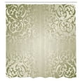thumbnail image 2 of Ambesonne Vintage Shower Curtain, Classic Victorian Damask, 69"Wx70"L, Grey Yellow, 2 of 4