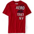 thumbnail image 1 of Aeropostale Hombres Aero Athl. Camiseta gráfica de 1987, roja, talla extragrande, 1 of 2