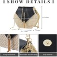 thumbnail image 4 of YOUI-GIFTS Women’s Straw Crossbody Bags Summer Beach Purse Woven Straw Shoulder Handbags, 4 of 7