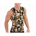 thumbnail image 2 of Insta Slim Camo Activewear Sleeveless Crew-Neck 3TAT0N1, 2 of 4