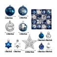 thumbnail image 2 of Fwttom 45pcs Christmas Ball Ornaments for Xmas Christmas Tree - Shatterproof Christmas Ornaments Set for Party Wedding Christmas Decocrations Holiday Gifts, 2 of 7