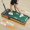 Maksone 3HP Folding Walking Pad, Wood Under Desk Treadmill with