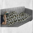 thumbnail image 5 of Fish Soft Flannel Fleece Throw Blanket, Child Swimming Deep down in the Ocean Amongst Reef Fish Nursery, Cozy Plush for Indoor and Outdoor Use, 50" x 60", Earth Yellow Black and White, by Ambesonne, 5 of 5