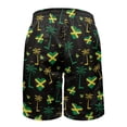 thumbnail image 5 of Binienty Men's Board Shorts Swim Trunks With Jamaica Flag Design - Quick Dry for Beach Surfing and Summer Vacation, 5 of 8