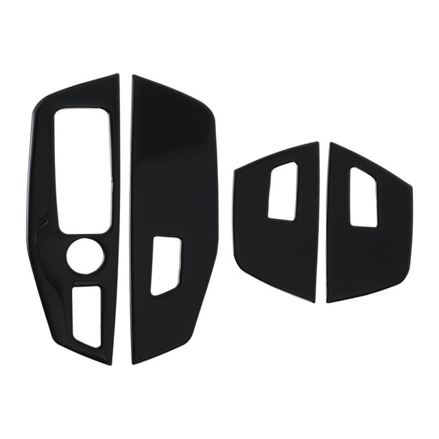 Unique Bargains Window Lift Switch Panel Trim Cover for Bmw X3/G01/G08 2018-2021 Front Rear Car Door Window Control Button Interior Accessories Piano Black