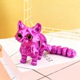 thumbnail image 4 of DVKOVI Colorful 3D Printed Cat Stress Relief Animal Decor For Adults Kid Perfect ​​Desk Pets For Kids Classroom​​, 4 of 5