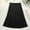 *Black, variant on ClodeEU Women's Elastic High Waist Flare Work Midi Knee Length Stretchy Skirt,Elegant Flared Skirt for Office Khaki,Womens Plus L