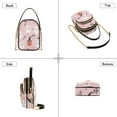 thumbnail image 3 of FORMRS Crossbody Bag for Women Quilted Travel Shoulder Cell Phone Purse with Chain Strap Handbag, Pink Halloween Ghosts, 3 of 7