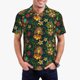 thumbnail image 1 of Fotbe Mask Tropical Flower Camiseta Polo de Golf para Hombre con Estampado – Camisa Deportiva Transpirable con Cuello Abotonado-X-Large, 1 of 6