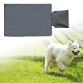 thumbnail image 3 of Cama para perro Zulema Portátil y plegable manta naranja gris, 3 of 7
