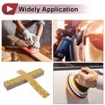 thumbnail image 3 of Unique Bargains 50Pcs Sanding Discs Wet Dry Waterproof Hook&Loop Sandpaper for Automotive Refinishing 2.76Inch x 16.54Inch 180 Grit 14 Hole Yellow Aluminum Oxide, 3 of 6