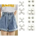 thumbnail image 5 of 3 Count Adjustable Waist Buckle Buttons Nail-free Detachable Reduce Pants, 5 of 8