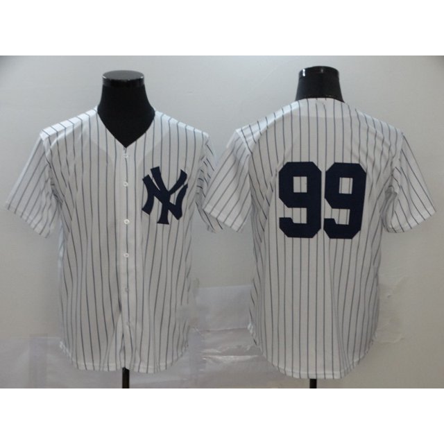 Baseball Jersey Yankees #99 Judge 2# Jeter 45# 27# Copy Player Name Jersey -WEVALLEY