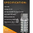 thumbnail image 2 of 2pcs 7443 Super Bright Red DC 12V 30-SMD LED Bulbs For Front Rear Turn Signal/Parking/Driving/Side Marker/Stop/Brake Tail Light Lamp Double Filament, 2 of 6