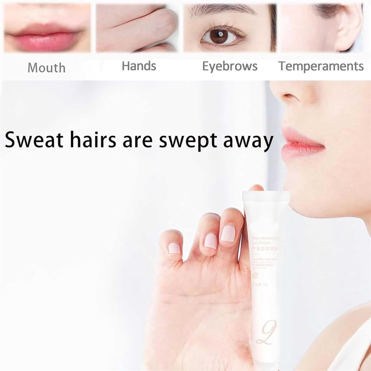 Hair Remover Cream, Facial Hair Removal for Women, Instant Hair Removal Kit （2）