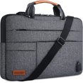 thumbnail image 1 of DOMISO 15 Pouces Multifonctions Pochette Ordinateur Portable Sacoche de Messager d'Affaires avec Port de Charge USB pour 15,6 ", 1 of 5