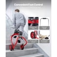 thumbnail image 6 of KFFKFF 75 FT x 3/8 Inch Drain Cleaner Machine with Auto-Feed, Portable Sewer Snake with 8 Cutters, Air-Activated Foot Switch, and Wheels for 2" to 4" Pipes, 6 of 9