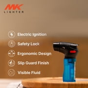 MK Mini Butane Torch Lighter, Refillable 1 Pack, Assorted Colors