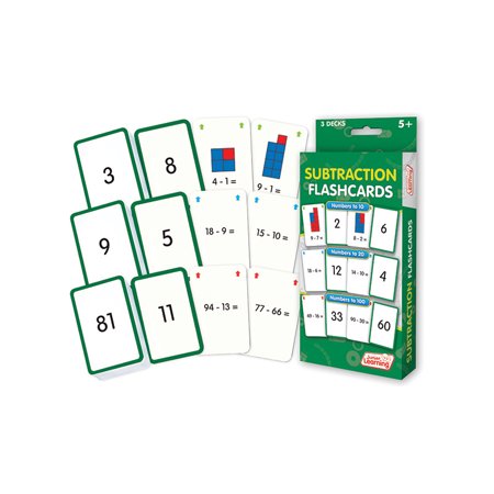UPC: 0856258003559 | Junior Learning Subtraction Flashcards