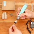 thumbnail image 4 of Electric Felting Needle Machine, Wool Felting Tool, 1-7 Needles Speed Adjustable, Easy to Change Needle for DIY Wool Painting (Pink), 4 of 7