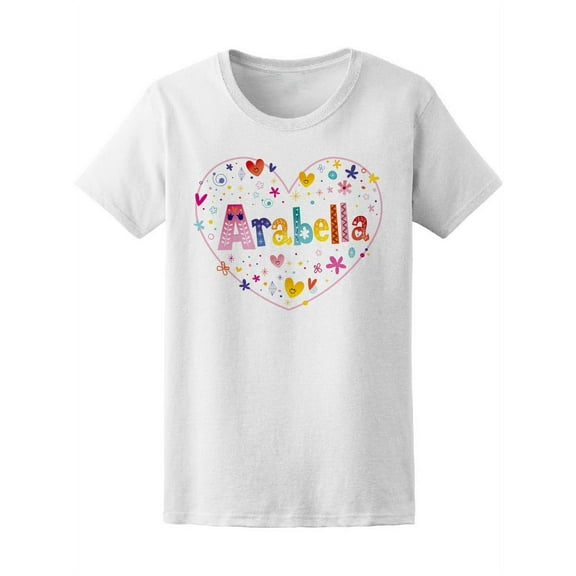 Arabella Cute Colorful Flowers T-Shirt Women -Image by Shutterstock, Female XX-Large