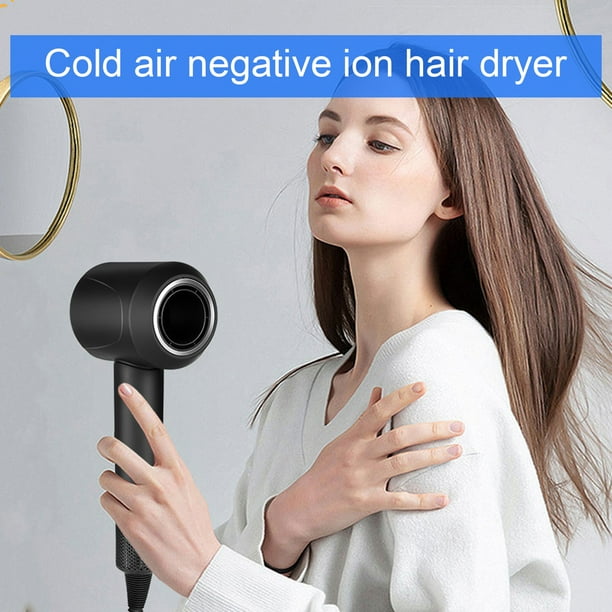 Gwong Electrónica Secador de pelo Control de temperatura inteligente de 3 niveles Temperatura eólica negativa Profesional iónico iónico 1800W Blowdryer para salón