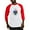 Red/White, variant on CafePress - Delta Tau Delta Coat Of Arms Baseball Jersey - Cotton Baseball Jersey, 3/4 Raglan Sleeve Shirt