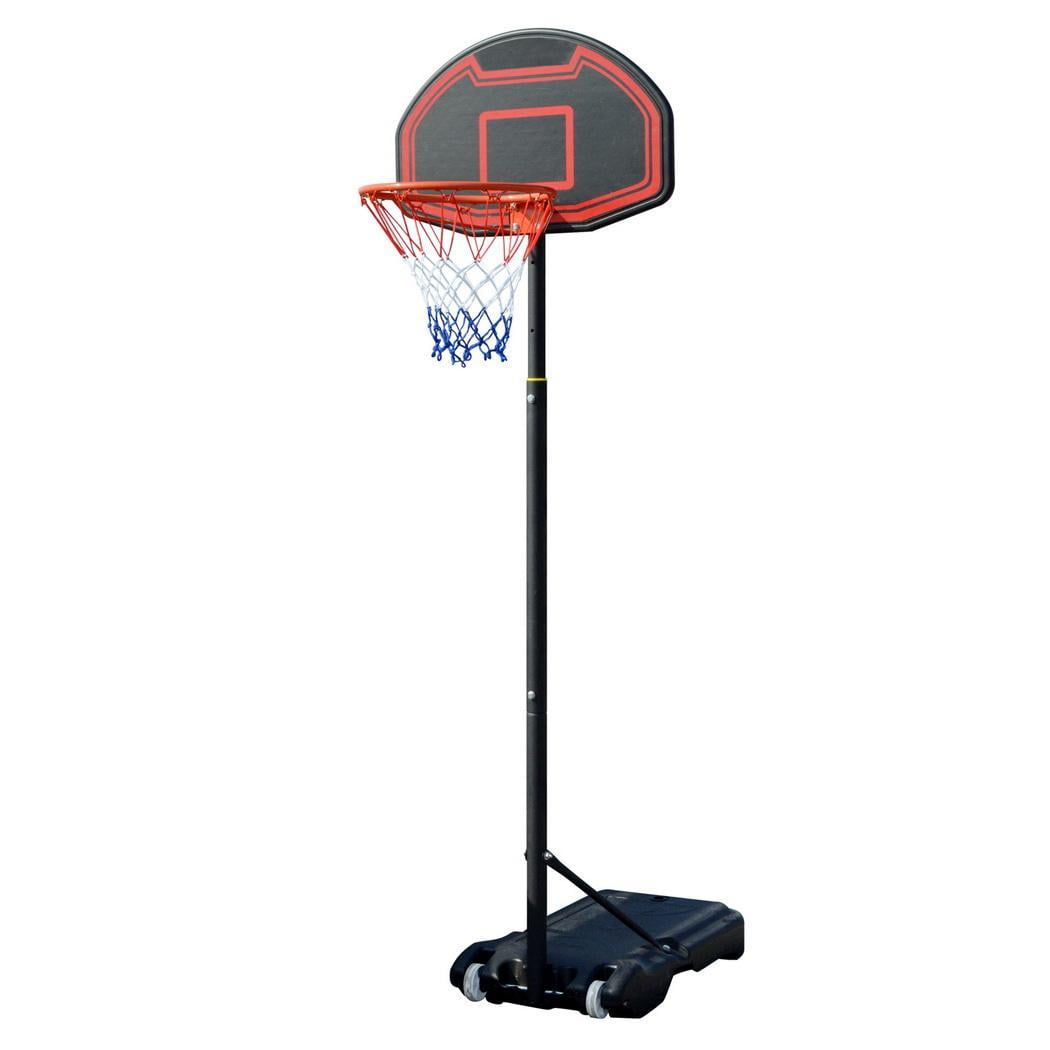 Adjustable Basketball Hoop System Stand Kid Indoor Outdoor Net Goal with Wheels base by