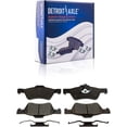 thumbnail image 4 of Detroit Axle - 8pc Front Brake Kit for 2005-2010 Ford Escape Mercury Mariner, 2005-2006 2008-2010 Mazda Tribute, Drilled Slotted Brake Rotors Ceramic Brake Pads Wheel Bearing Hubs: 11.92'' inch Front, 4 of 7