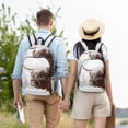 thumbnail image 5 of Naloa Yak Canvas Backpack for Men Women Rucksack Casual Travel Daypack College Tote Satchel Bookbag for Teens-Small, 5 of 7