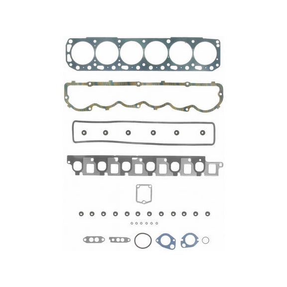 Head Gasket Set - Compatible with 1975 - 1986 Ford F-150 4.9L 6-Cylinder 1976 1977 1978 1979 1980 1981 1982 1983 1984 1985