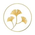 thumbnail image 1 of Kyusrd Summer All Home Savings!Living Room Round Ginkgo Leaf Metal Wall Hanging, 1 of 2