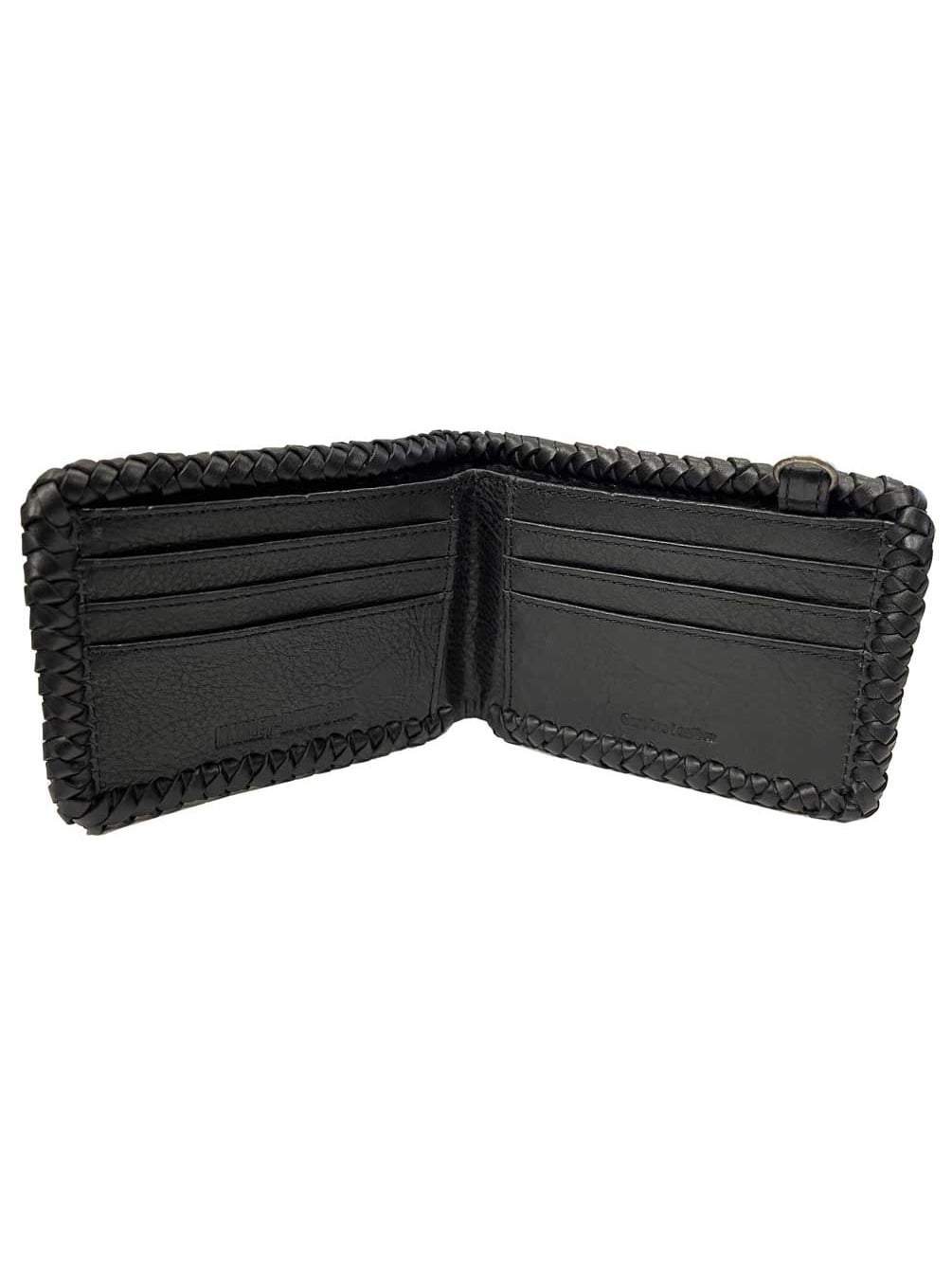 Harley-Davidson Men's Ride Free Bi-Fold Leather Wallet w/RFID Protection - Black, Harley Davidson