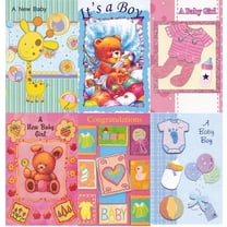 Harnel 's Assorted New Baby Congratulations Cards for new baby boys and girls in a Bulk 12 Pack