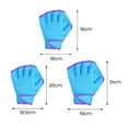 thumbnail image 6 of sunsanly 1 Pair Swimming Gloves Adjustable Men Women Aquatic Swim Training Glove Webbed Fitness Water Resistance Training Hand Fins Paddles Swimming Gear, 6 of 8