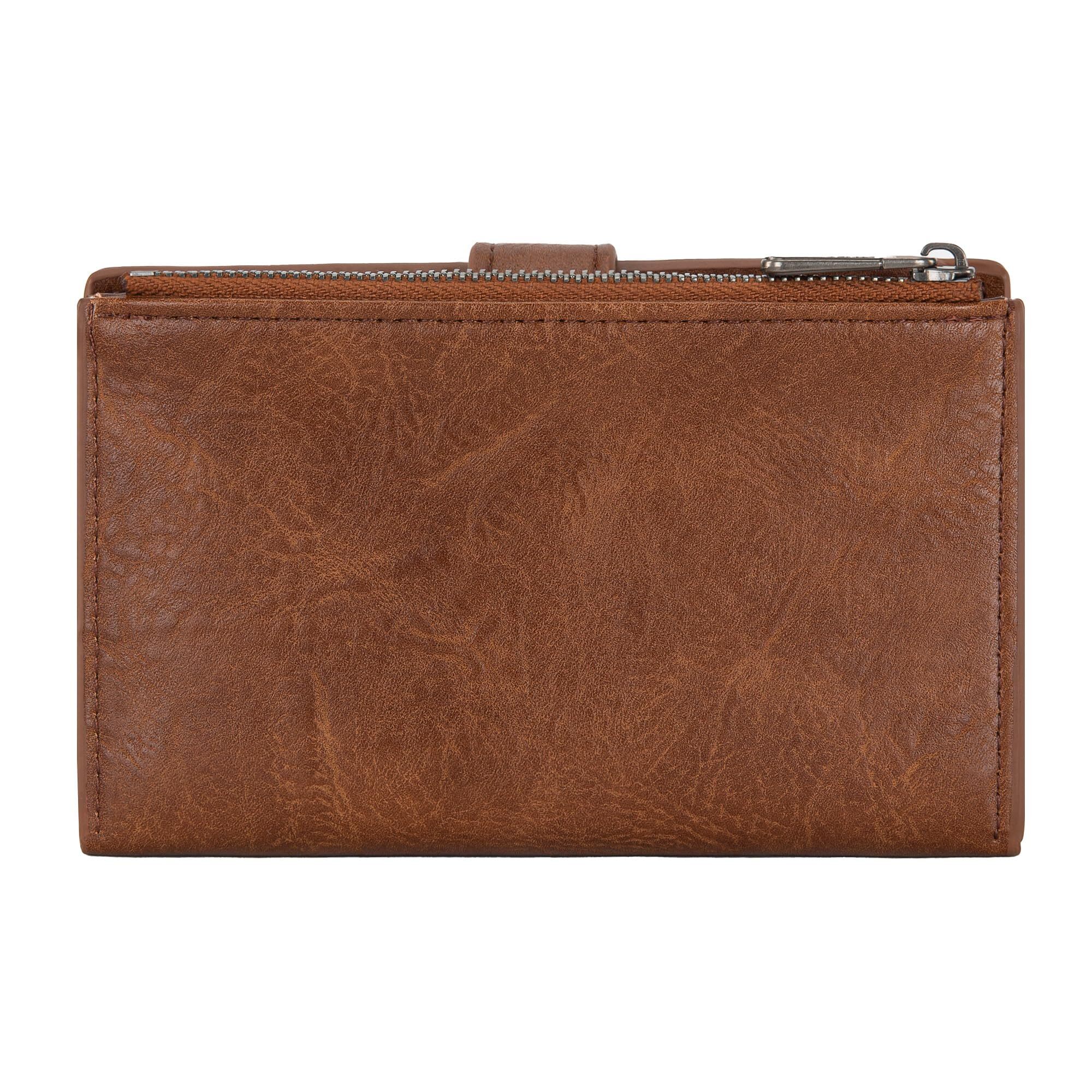 Montana West Wrangler Slim Bifold Wallet, Brown photo 3