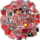 thumbnail image 1 of 50 pegatinas de color rojo, pegatinas de tema, pegatinas de graffiti rojas impermeables para matraz, botella de agua para portátil, pegatinas de vinilo estéticas lindas, 1 of 5