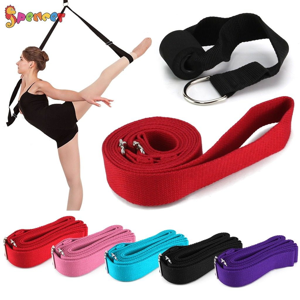 Leg Stretcher Yoga Strap Belt Gym Exercise Hook Door Sport Fitness Dance 1 PC UK 