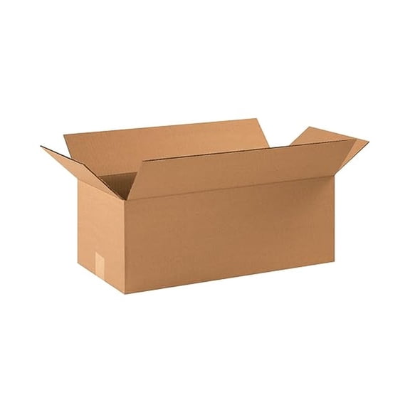 22108 Long Corrugated Cardboard Box 22" L x 10" W x 8" H, , for Shipping, Packing and Moving (Pack of 20)