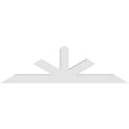 thumbnail image 4 of 60"W x 17 1/2"H x 4"D x 4"F, 7/12 Pitch, Saratoga Architectural Grade PVC Gable Bracket, 4 of 8