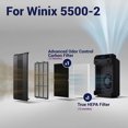 thumbnail image 2 of Genuine Winix 116130 Replacement Filter H for 5500-2 Air Purifier, White, 2 of 11