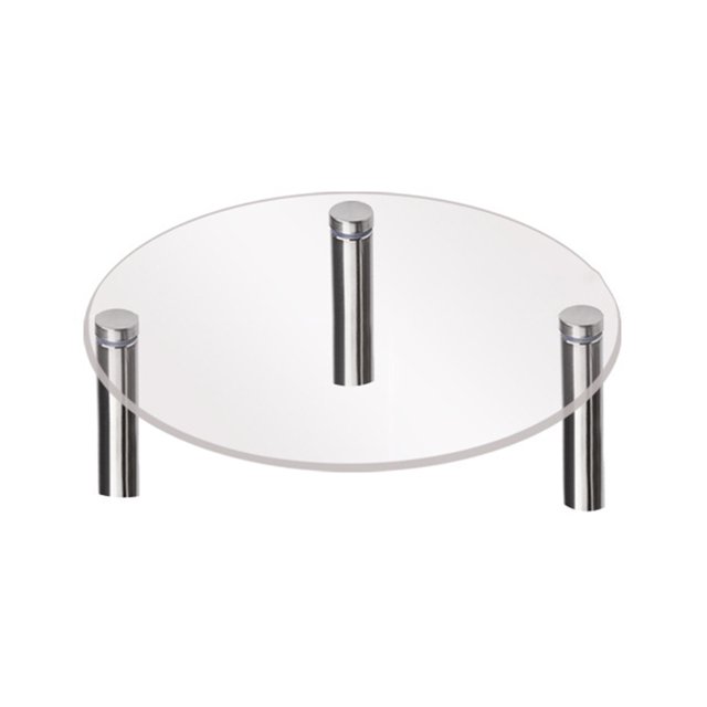 LCXmlly Money Pouch Card Acrylic Cake Stand Set Transparent High Load Bearing Easy Installation Food Grade Display