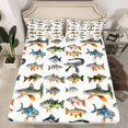 thumbnail image 2 of Castle Fairy Female Men Fishing And Hunting Queen Sheet Sets,Fish Animal Bed Set, 2 of 7