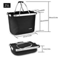 COFIT Detachable Bike Basket, MultiPurpose Bicycle Handlebar Basket