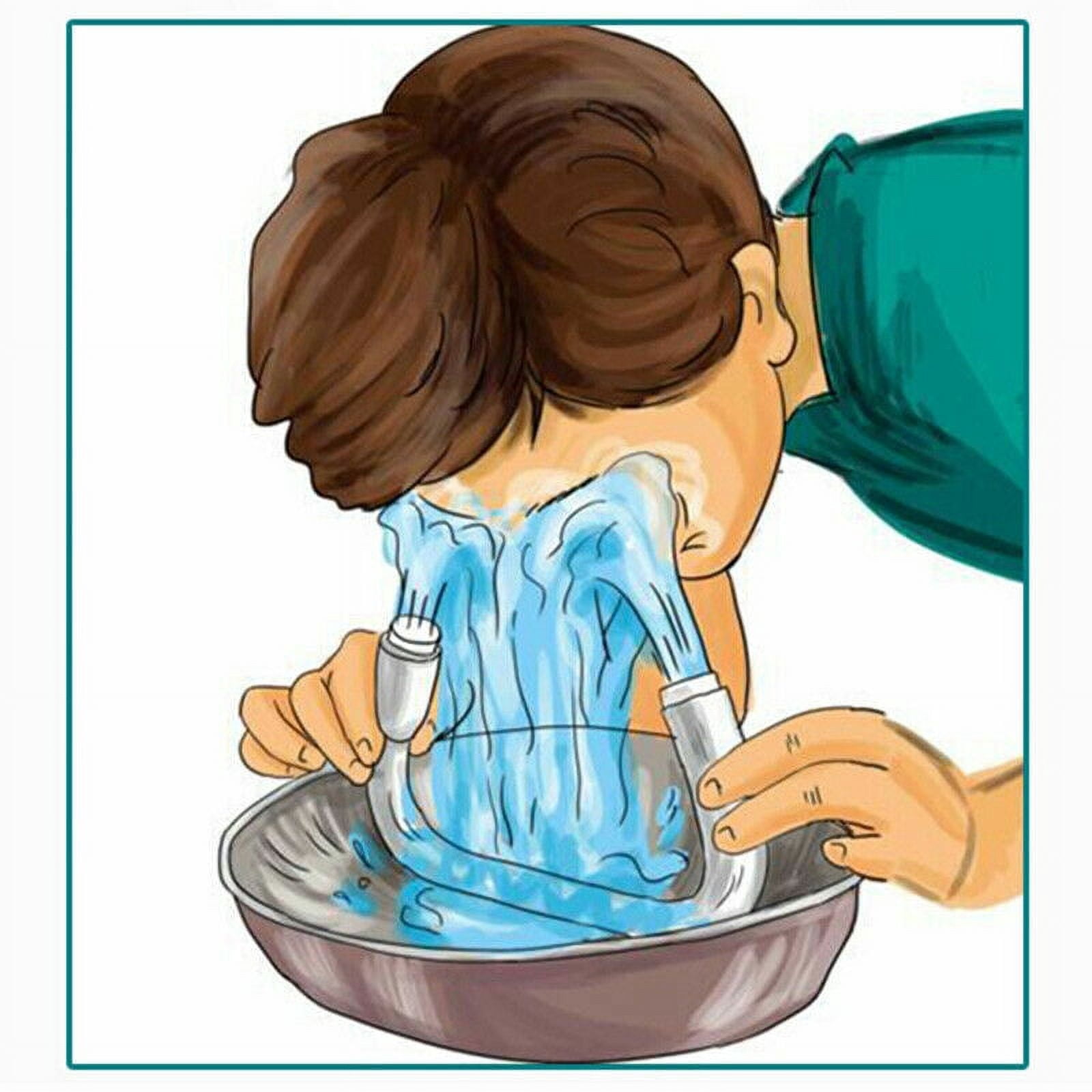 TOPCHANCES Eye Wash Station, Wall-Mounted Emergency Eyewash Station with Covers Faucet & Push Plate