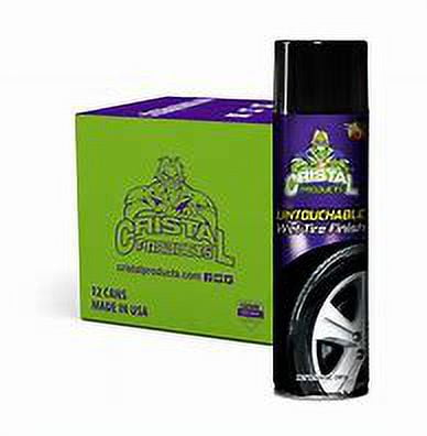  5Cristal Products Untouchable Wet Tire Finish Bundle with GX-3  Plastic Restorer, Wash & Wax, and More (5 Items) : Automotive