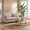 Camel, variant on 83" Textured Corduroy Big Sofa, Soft Couch Wood Iron Frame, Furniture Couch High Weight Capacity for studio reception area home office, Green